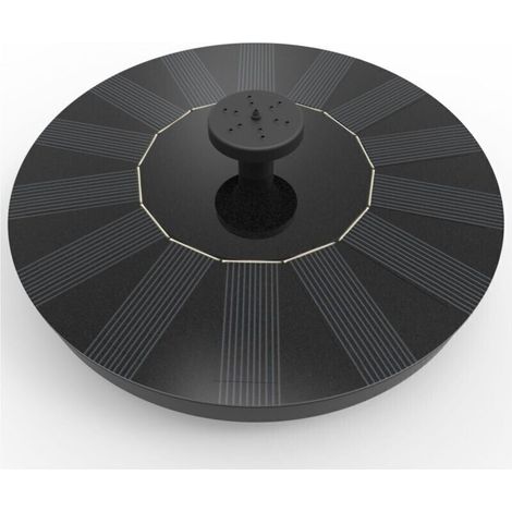 Garden fountain, Solatec Solar Fountain with 1.4W Solar Powered Pump - Submersible Pump for Ponds, Swimming Pools, Gardens, Aquariums.