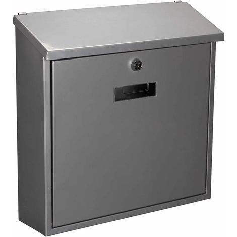 Toolland Monaco Argento cassetta postale acciaio inossidabile