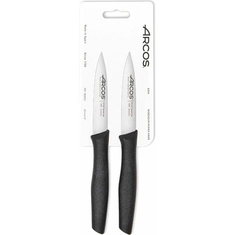 Juego de 2 Cuchillos Mondadores 85 mm Serie Nova Arco - Precisión y Comodidad para Pelar, Cortar y Decorar (1/5)