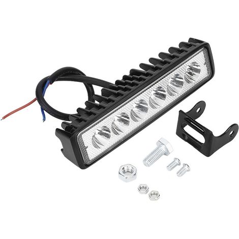 12V 18W 1200LM LED-Lichtleiste – IP67 Tagfahrlicht für Geländefahrten – Wasserdichte Arbeitsleuchte für Fahrzeuge – Schwarz