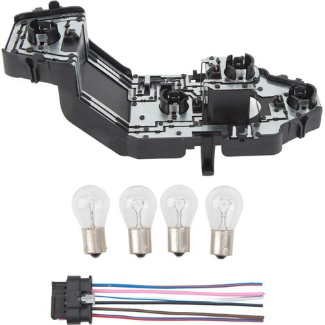 – Portalámparas de luz trasera para Cooper F55 F56 F57 – Conexión de 6 cables – Materiales ABS y cobre – Fácil instalación – 63217361305-Crezuo