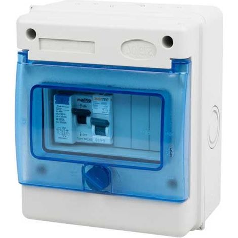 Coffret électrique étanche pour pompe à chaleur piscine – Protection 40A – Disjoncteur 20A – Pré-câblé – Indice IP65 – 4500W – Nalto (1/4)