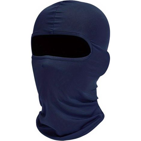 Casque de cyclisme, doublure intérieure pour vélo moto, masque facial en soie glacée pour protection solaire, bandeau coupe-vent et anti-poussière pour sports de plein air. (1/5)