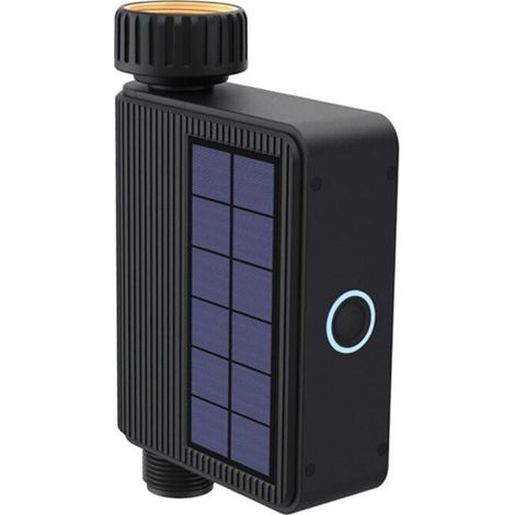 Sistema de riego solar con Wi-Fi, temporizador inteligente para jardín, controlador de riego automático, herramienta de riego para exteriores. (1/4)