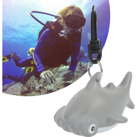 Étui de protection anti-poussière pour embout de plongée en forme de requin-marteau, avec clip pour régulateur (1/5)