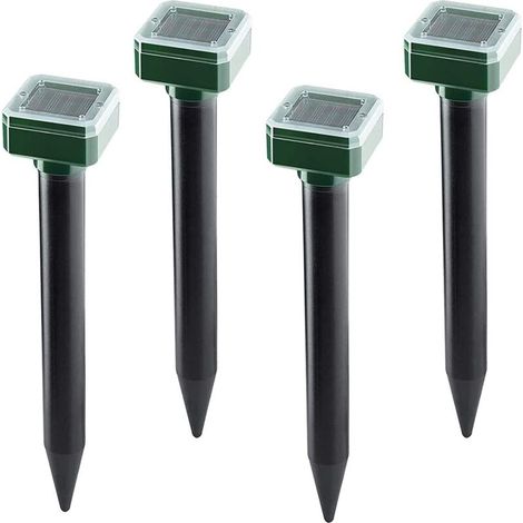 Maulwurfsabwehrmittel, Ultraschall-Maulwurfsabwehrmittel, Maulwurfsabwehrmittel, Solar-Ultraschall-Maulwurfsabwehrmittel, Solar-Maulwurfsabwehrmittel, zur Maulwurf-/Schlangenbekämpfung - Crezuo