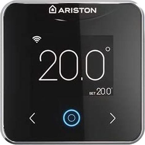 Ariston Group – Thermostat Wifi Ariston CUBE S NET – Gestion de chauffage connecté – Installation Plug&Play – Température extérieure via internet (1/3)
