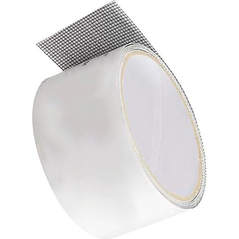 Weißes Moskitonetz-Reparaturband, selbstklebender Flicken zur Reparatur von Rissen und Löchern an Fenstern, Türen und Vorhängen, Schutznetzstreifen. (1/5)