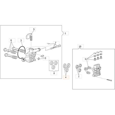 ENSEMBLE D'ENTRETOISES EMAK ORIGINAL CH50270067