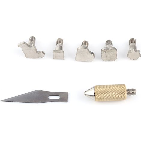 Ensemble d'outils de sculpture sur bois et de pyrogravure fait main (1/2)