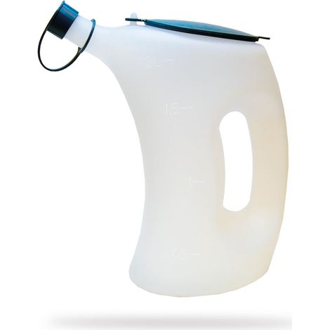 Broc Gradué En Plastique Avec Bec Verseur Couvercle Et Bouchon De Protection Graduation De 0,5 À 2 L (1/5)