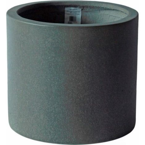 TrendLine Pflanzgefäß Terrazzo Ø 37 x 32 cm grau Pflanzgefäß