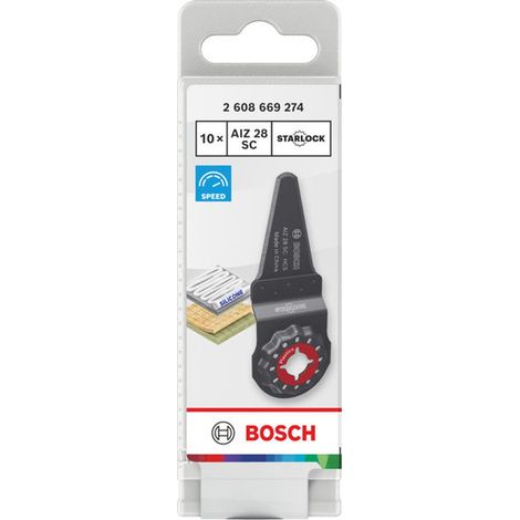 Bosch Kunststoff-Schneider AIZ 28 SC, Starlock, 28 x 40 mm, 10-tlg.