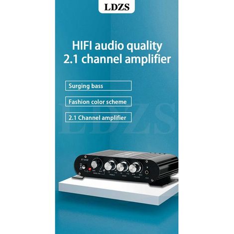 Neuer Mini-Leistungsverstärker, multifunktionaler Lautsprecher für Zuhause und Auto, professionelles 12-V-Audiosystem für Audiophile (1/4)