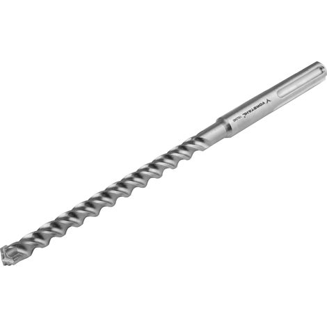Foret SDS MAX à trois arêtes pour béton, mur, pierre, 25 mm x 920 mm, acier inoxydable (1/4)