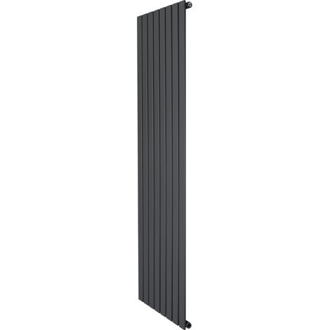 Radiatore Verticale Design Piatto Colonna Singola Antracite 1800x560 mm