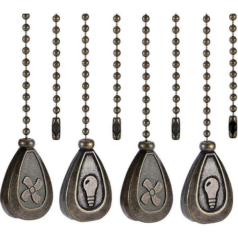Rallonge de chaînette en bronze pour ventilateurs de plafond et luminaires. (1/5)