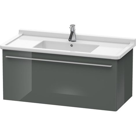 Meuble sous-vasque X-LARGE 460x1000x448mm Gris Doloaveci brillant