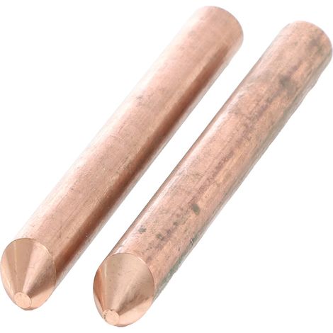 CU-Elektrodenpaar Ø 12mm, L=100mm (1/2)