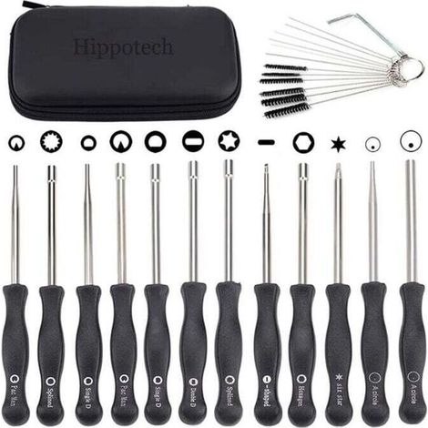 Lot de 12 Outils de Réglage Carburateur Moteur 2 Temps avec Tournevis pour Tronçonneuse (1/4)