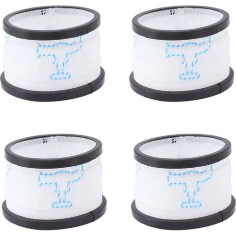 UlisemLot de 4 Filtres de Rechange pour Aspirateur INSE S600 S6P S6, Cartouches Filtrantes Réutilisables Lavables, Filtres à Mailles de Mise à Niveau à Forte Adsorption, Accessoires