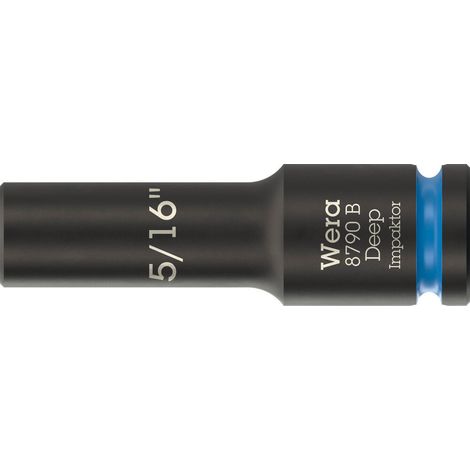 Vaso  de  impacto  8790  B  Impaktor  Deep  3/8  pulgadas  5/16  pulgadas  L.63mm  WERA (1/5)