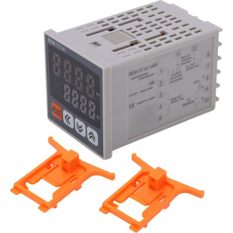 Thermostat numérique régulateur de température PID sortie de relais intelligente 100240VAC (BEM-TC1A-14RV) (1/5)