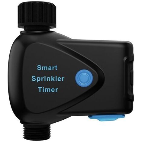 Commutateur de Jonction de Tuyau d’Arrosage Intelligent, Matériau ABS + Résistant aux UV, Dimensions 13.70×12.60×5.40, Contrôle à Distance & Scénarios Intelligents avec Capteur Sol Solaire