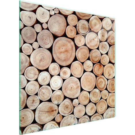 Plaque de protection en verre pour poêle à bois 50x52 (1/5)