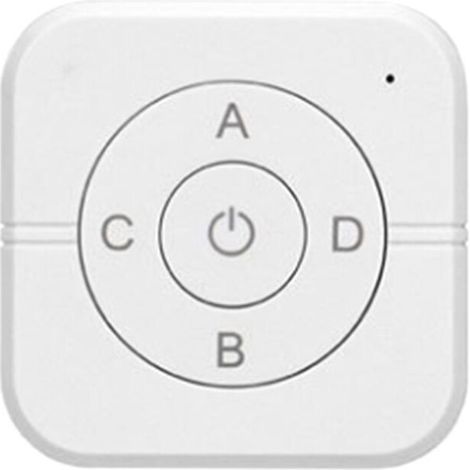Interrupteur de Commande Sans Fil Universel 433 MHz, 5 Touches, Bouton Circulaire, Application Murale (1/2)