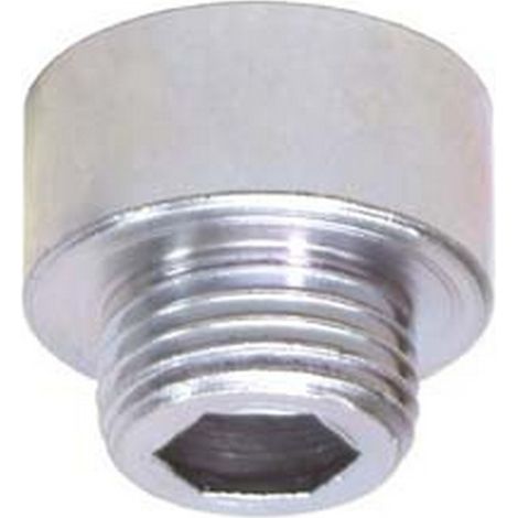 10PZ PROLUNGA RIDOTTA ACCIAIO ZINCATO - F 3/4" M 1/2" x mm.15