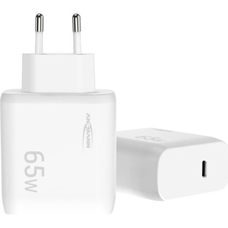 Ansmann Home Charger HC165PD Caricatore USB 65 W 1x USB-C ® PPS, Consegna di potenza, Ricarica rapida Bianco Ambiente i (1/4)