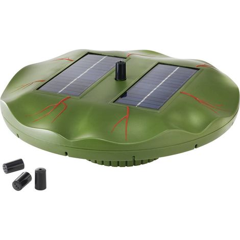 Esotec – Pompe solaire de bassin flottante 101770 – Débit 160 l/h – Hauteur de refoulement max 0,4 m – Puissance 1,8 W – Tension 6,7 V (1/8)