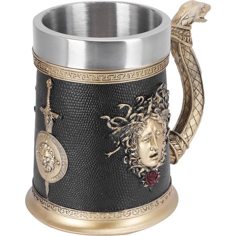 Tasse à bière en acier inoxydable innovante pour fêtes d'Halloween, bureau ou maison (1/5)