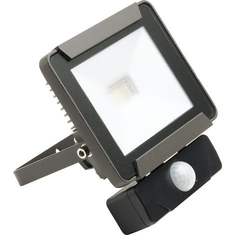 DEBFLEX LIGHTING - PROJECTEUR LED + DETECT IR IP54 SMD 10W 6500K 800LM - 600039