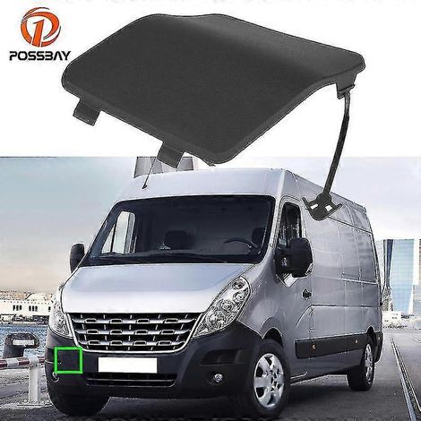 Cache-anneau de remorquage de pare-chocs avant pour Renault Master Mk3, Vauxhall, Opel Movano, Nissan N400 (extérieur) 511800537r (1/5)