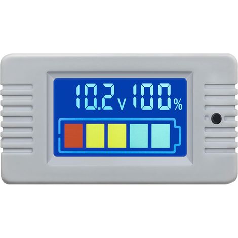 Genauigkeit des Batteriekapazitätstests, Batteriemessgerät und Überwachung der Leistungspegel, geeignet für 12 V, 24 V, 36 V, 48 V-Batterien