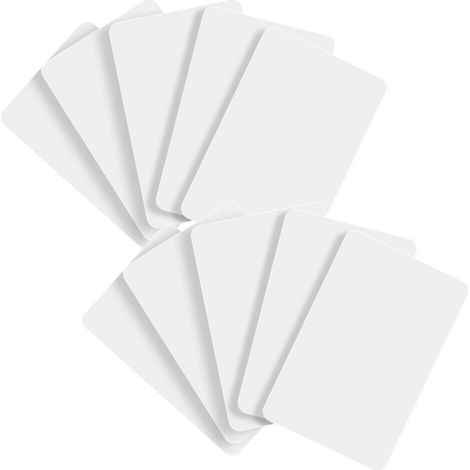 10 pièces Carte NFC, étiquette intelligente sans contact S50 IC 13,56 MHz, accès contrôle porte, usage bureau maison (1/5)