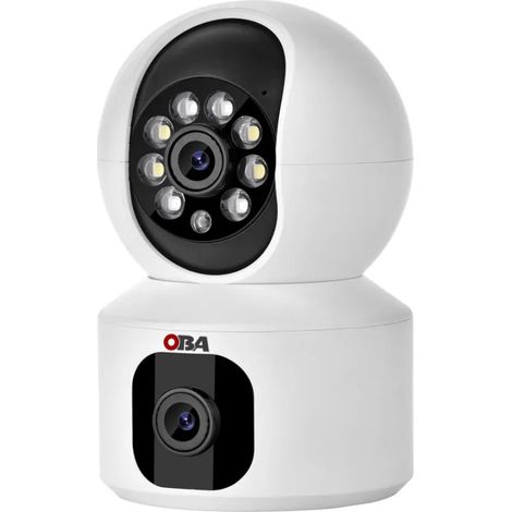 OBA-PT-R10 "Telecamera WiFi Dual 4MP audio bidirezionale e autotracking:multi-obiettivo con doppia lente massima sicurezza" (1/4)