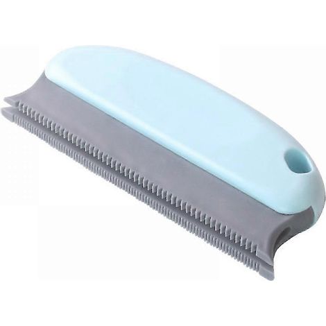Shxx Tierhaarentfernungsbürste, Autoreiniger für Stoffpolster, Sofas oder Teppiche, Katzenhaarentferner, Fellentferner (hellblau) G922-419 (1/4)