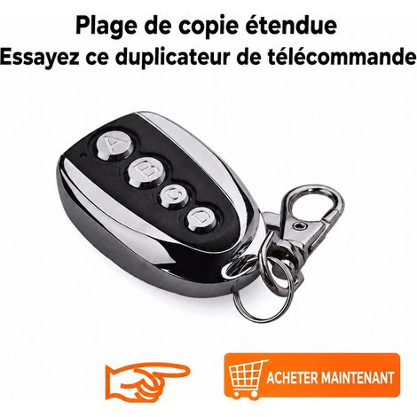 Télécommande copieuse sans fil 433 MHz modèle grand V touches cadenas X2 x2 0,55 × 0,35 × 0,15 cm 40 g – Livraison gratuite (1/5)
