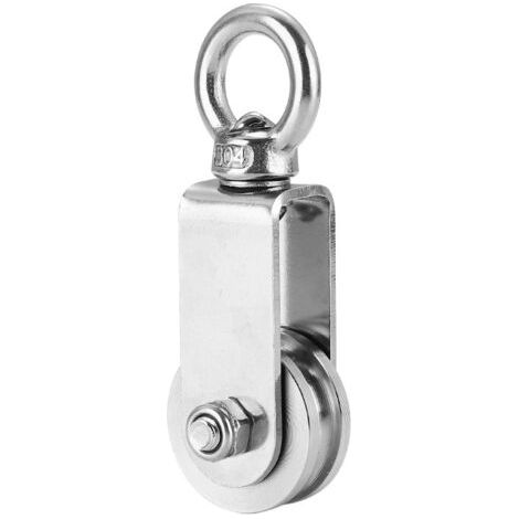 Pair Poulie avec1Roulements, Poulie pour Cable, 34mm Poulie Inox 304 (1/5)