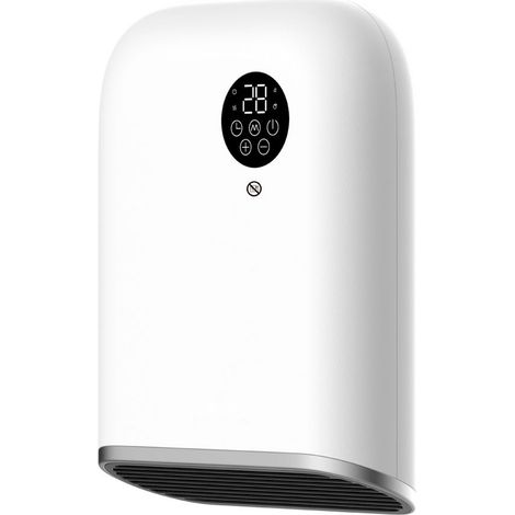Calefactor baño con mando a distancia y pantalla led 2000W Blanco Termoventilador Calefactor de pared Estufa eléctrico (1/2)