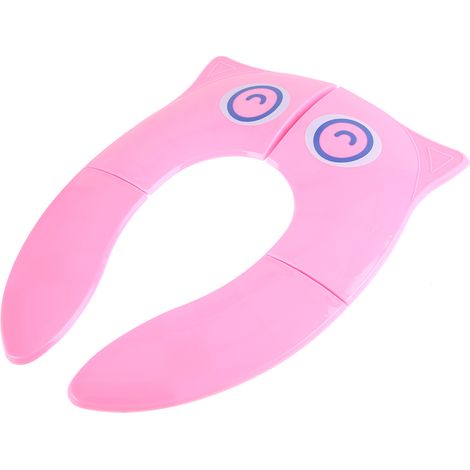 Coussin de toilette pliable pour enfants, portable et idéal pour les voyages et l'apprentissage de la propreté chez les bébés et les jeunes enfants 4 (1/5)