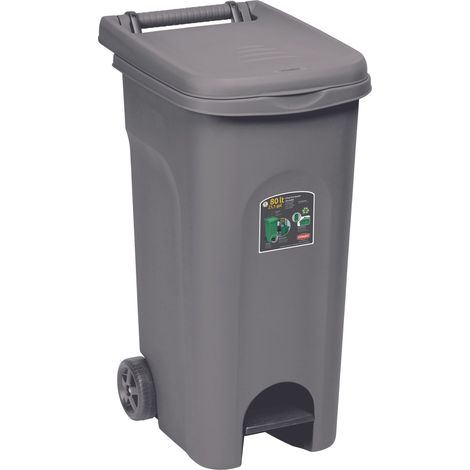Stefanplast BIDONE URBAN ECO SYSTEM Lt. 80 col. Grigio