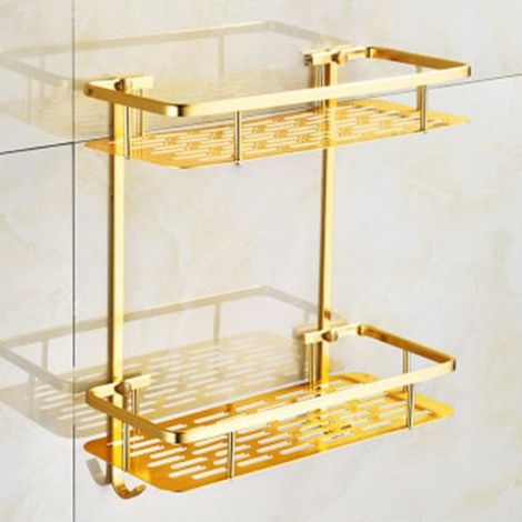 Etagere Douche Adhesive Or Cabine Suspendue Eponge (1/3)