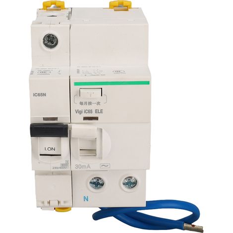 Leitungsschutzschalter mit Fehlerstromschutz, Zubehör 1P+N, AC 230 V, 400 V, IC 65N, 40 A (1/5)