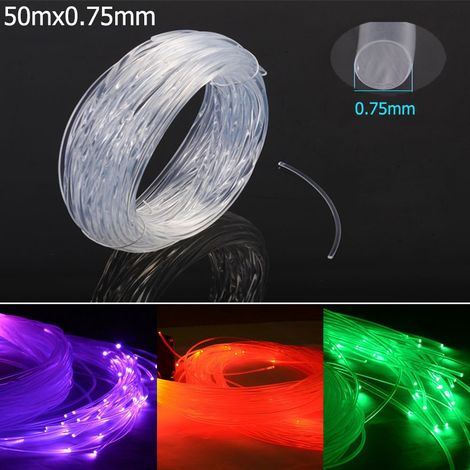 Lampe à fibre optique 50 m x 0,75 mm/1,0 mm (1/5)