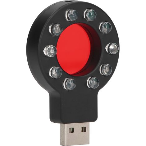 USB-Schnittstellenkamera-Detektor mit 10 Infrarot-LEDs, GPS-Locator, Scan-RF-Signaltester (5 V) (1/5)