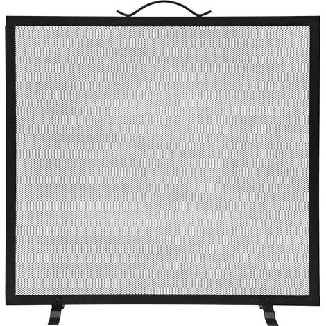 Griglia parascintille quadrata colore nero 60 x 0,5 x 60 cm